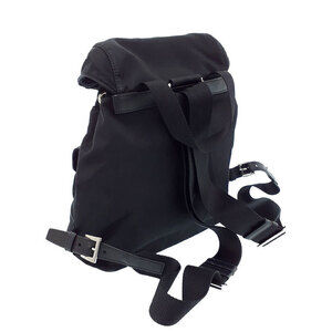 Prada Backpack Pocket Daybag Black Tessuto Rucksack Two